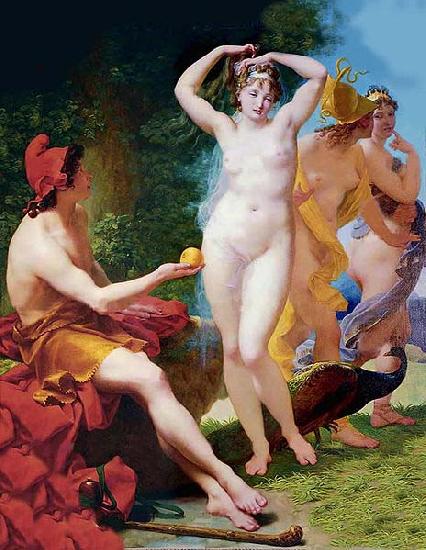 Baron Jean-Baptiste Regnault The judgement of paris oil painting picture